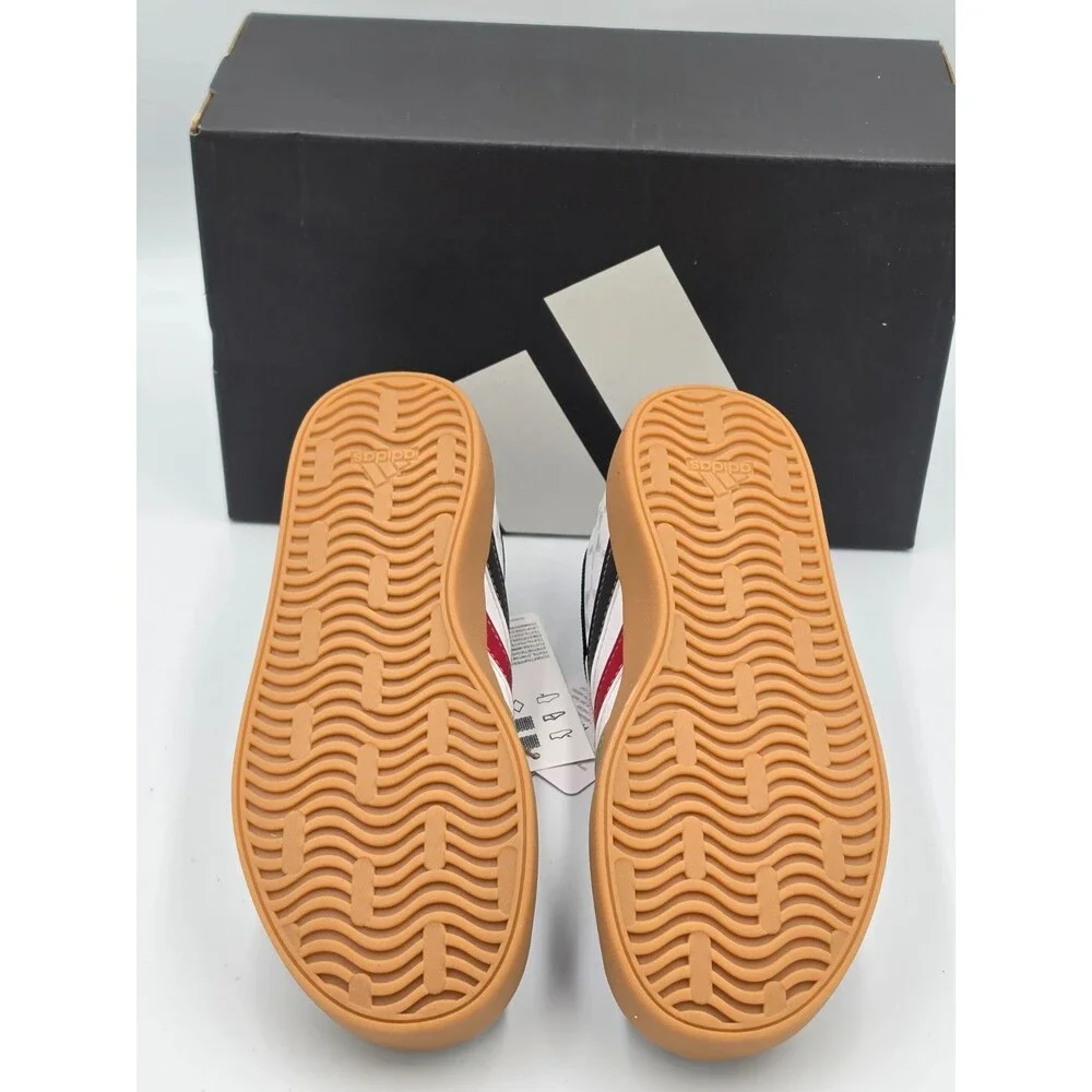 Adidas VL Court 3.0 K Youth 1.5 White Multi Color Gum Sneakers KI3121 NIB